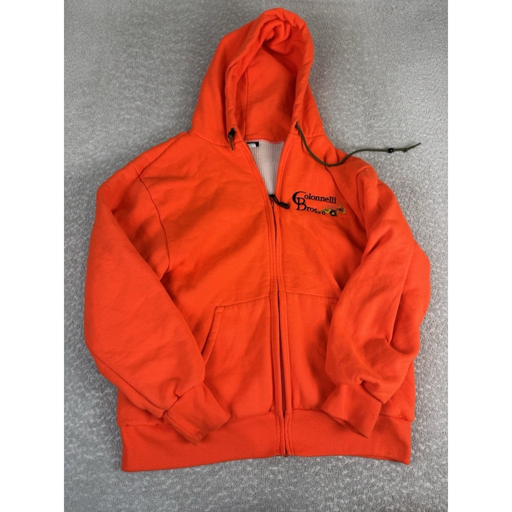 Camber Chill-Buster II Thermal Lined Hoodie Blaze Orange Mens L Made in USA